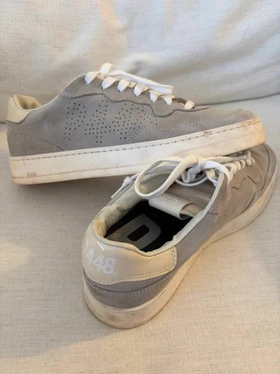 P448 Gray Suede Sneakers - Picture 6 of 6